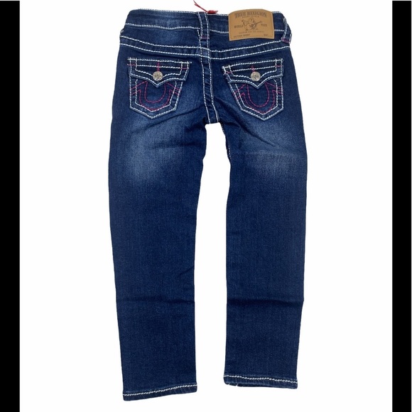 NWT! True Religion Bordeaux Big T Jeans Kids